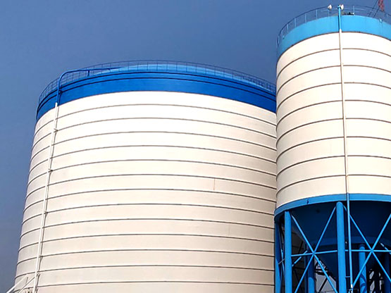 large cement silo flyer