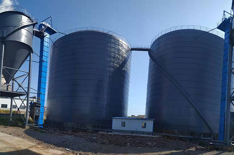 Tongliao 2x8000T fly ash silo