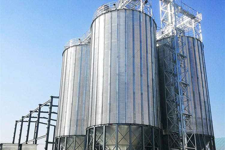 Jiangsu Dongxin Dahua Seed Industry 3×8000 tons steel silo